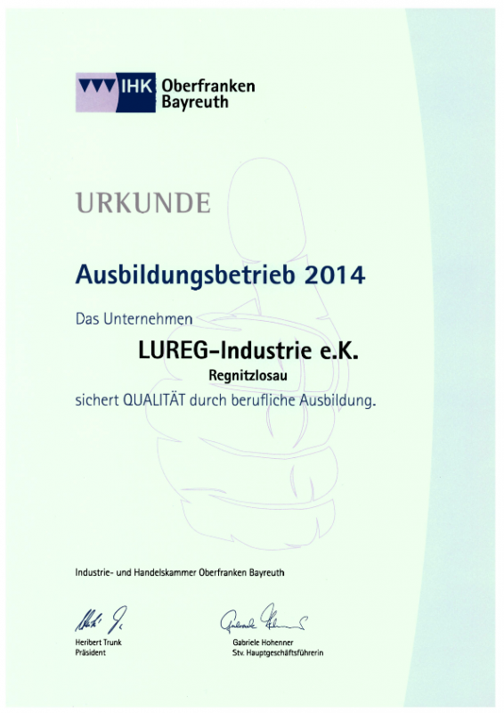 training company Lureg Industrie
